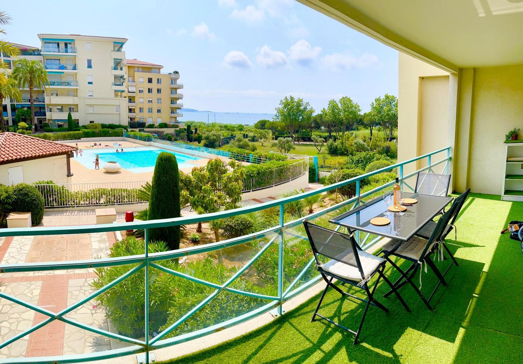 1 Bedroom Sea View, Swimming Pool, Beach On Foot, Parking Antibes Exterior photo